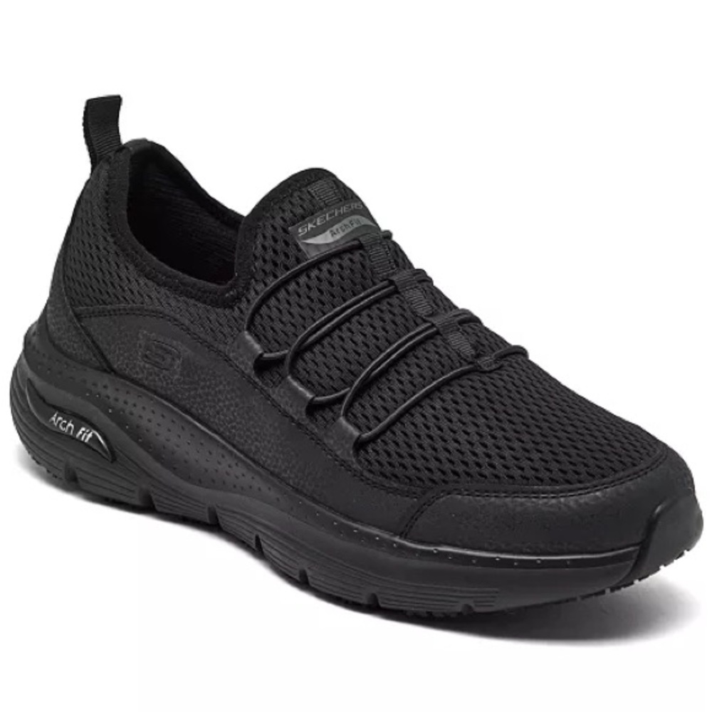 BRAND NEW Skechers ArchFit SR Jitsy Black Work Slip-Resistant Shoes Size 9 Women